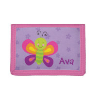 Colorful Butterfly Personalized Wallet