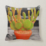 prickly pear cactus pillow