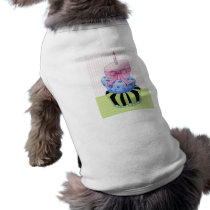 Colorful Cake Dog T-shirt