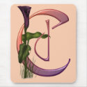 Colorful Calla Initial C mousepads
