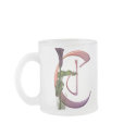 Colorful Calla Initial C mugs