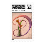Colorful Calla Initial D Postage