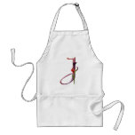 Colorful Calla Initial J aprons