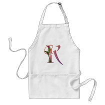 Colorful Calla Initial K aprons