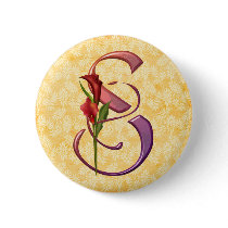 Colorful Calla Initial S Pins