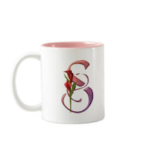 Colorful Calla Initial S Mugs