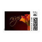 Colorful calla lily rsvp stamp