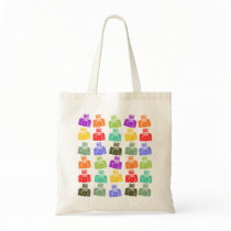 Colorful Cameras Tote Bags