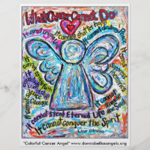 Colorful Cancer Angel Flyer