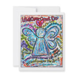 Colorful Cancer Angel Invitation