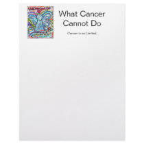 Colorful Cancer Angel Letterhead