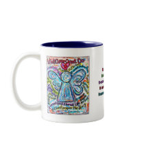 Colorful Cancer Angel Mug