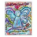 Colorful Cancer Angel Painting t-shirts