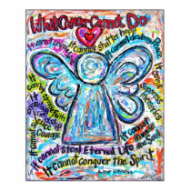 Colorful Cancer Angel Painting t-shirts