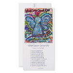 Colorful Cancer Angel Photo Card