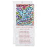 Colorful Cancer Angel Rack Card