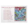 Colorful Cancer Angel Stationery