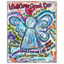 Colorful Cancer Angel T-shirt (Print on Back)