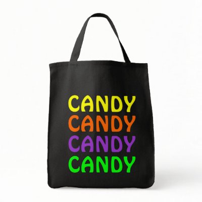 Colorful Candy Halloween Tote Bag