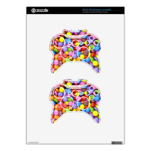 Colorful Candy Xbox 360 Controller Skin
