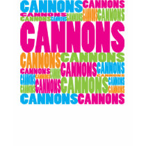 Colorful Cannons t-shirts by busybees Colorful Cannons t-shirts