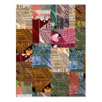 'colorful cards' art Postcard postcards