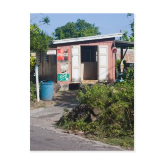 Colorful Caribbean Store postcard
