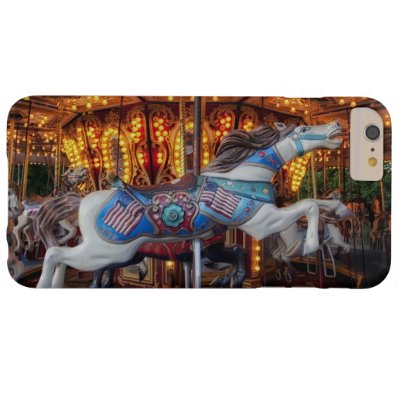 Colorful Carousel Horse and Merry Go Round Barely There iPhone 6 Plus Case