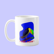 Colorful cartoon Toucan mugs