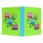 Colorful Cassette Tapes binders