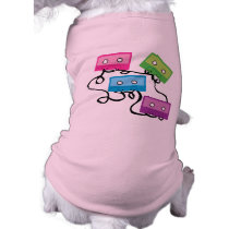 Colorful Cassette Tapes pet clothing