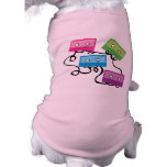 Colorful Cassette Tapes Dog Tee
