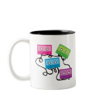 Colorful Cassette Tapes Coffee Mugs
