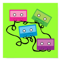 Colorful Cassette Tapes posters