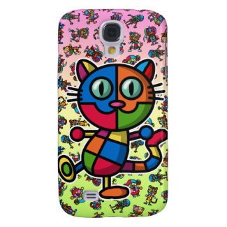 colorful cat2 samsung galaxy s4 covers