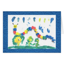 Colorful Caterpillar Greeting Cards