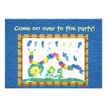 Colorful Caterpillar Invitation