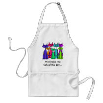 Colorful Cats Apron