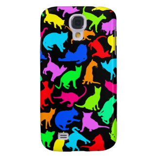 Colorful Cats Collage 3G/3GS Galaxy S4 Cover