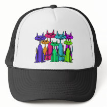Colorful Cats Hat