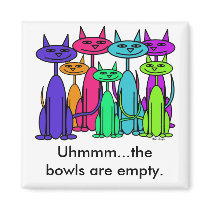 Colorful Cats Magnets