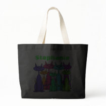 Colorful Cats Tote Bag by RedRider08 Colorful Cats Tote Bag