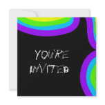 Colorful Chalk Birthday Invitation