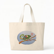 Colorful Chameleon Canvas Bags