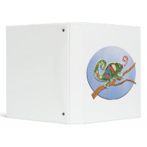 Colorful Chameleon Vinyl Binders