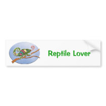 Colorful Chameleon Bumper Sticker