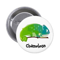 Colorful Chameleon Button buttons