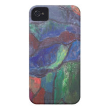 Colorful Chaos (abstract landscape) iPhone 4 Case-Mate Cases