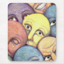 colorful characters mousepads by nicolerenner colorful characters mousepads