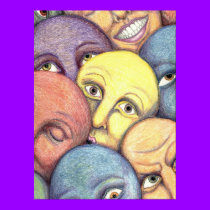 colorful characters posters